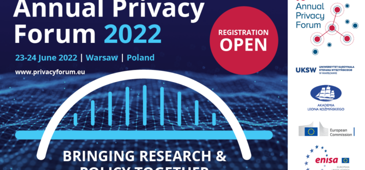 Annual Privacy Forum by ENISA